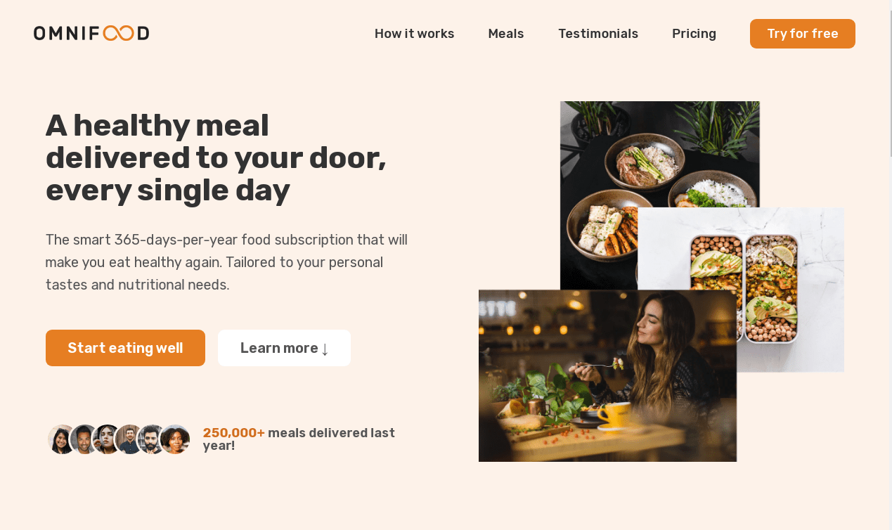 A Wonderful Website that contain The smart 365-days-per-year food subscription